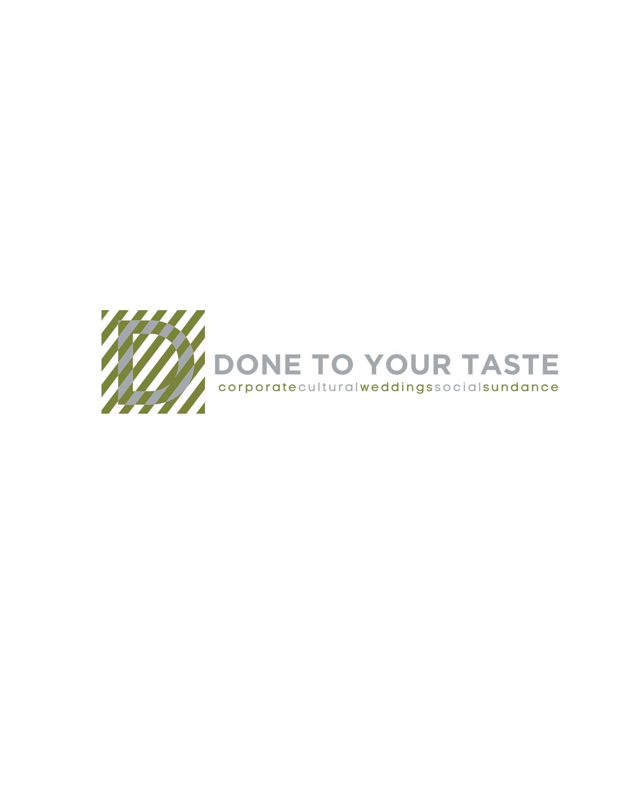 Done To Your Taste Catering and Events logo